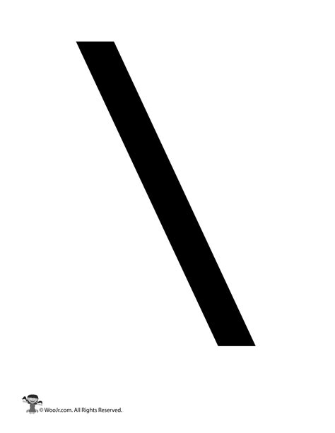 slash symbol reverse